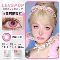 LENSPOP Red Collection 1-Day Anime Cosplay Contact Lenses