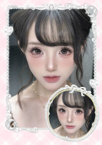 LENSPOP × Liya Moonlight Tea Cup 1-Day 14.5mm Cosplay Contact Lenses – Brown & Pink