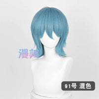 Manmei 37cm Outward Flipped Wolf Cut Universal Cosplay Wig