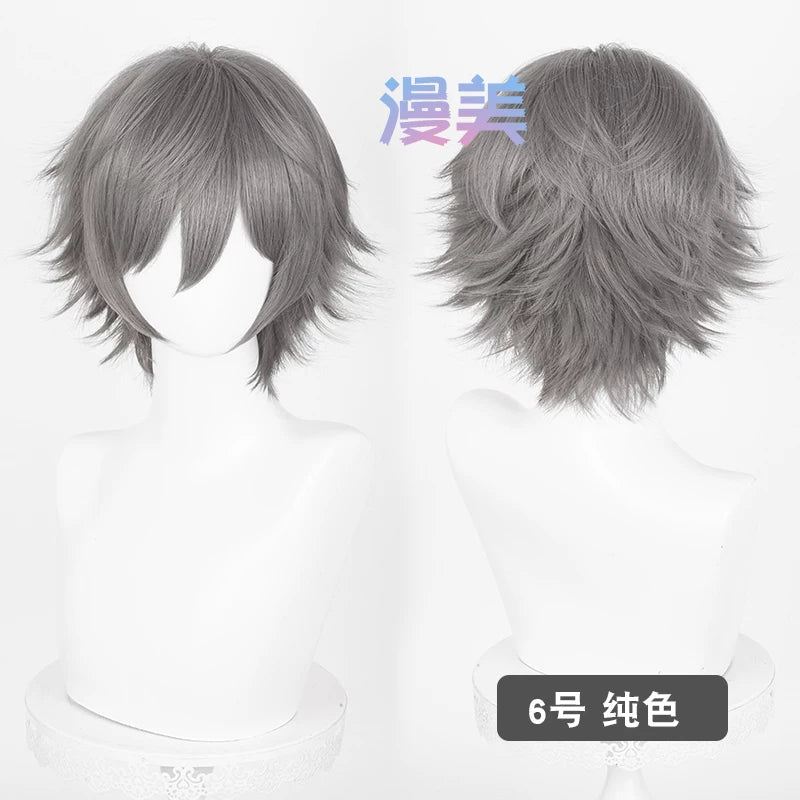 Manmei Upgraded 32cm Outward Flipped Universal Cosplay Wig Colors 1 – 72