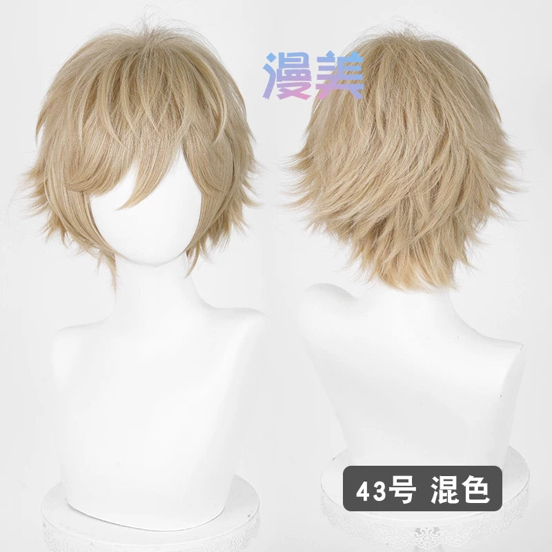 Manmei Upgraded 32cm Outward Flipped Universal Cosplay Wig Colors 1 – 72