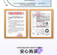 DGUGULENS Purple 1-Day Anime Cosplay Contact Lenses