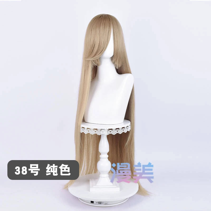 Manmei 100cm Long Straight Cosplay Wig for Anime, Costume & Character Styling