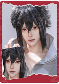 LENSPOP Sasuke Uchiha 6-Month Sharingan Cosplay Contact Lenses – 3-Tomoe & Mangekyo