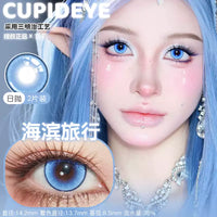 CUPID x RISAKO Blue Daily Disposable Cosplay Contact Lenses