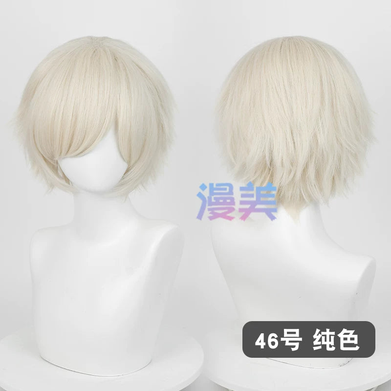 Manmei 30cm Teased Outward Flipped Short Universal Cosplay Wig