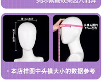 Manmei 100cm Middle Part Long Straight Universal Cosplay Wig with Silicone Scalp Top