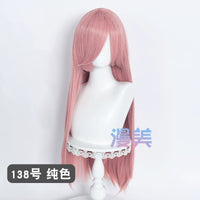 Manmei 80cm Long Straight Universal Cosplay Wig with Long Bangs