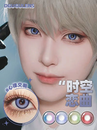 DGUGULENS Love and Deepspace 1-Day Blue Pink Purple Cosplay Contact Lenses