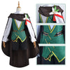 Genshin Impact Cosplay Anime Costume Set Venti Windborne Bard Uniform Halloween Party