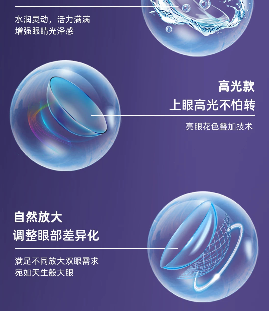 DGUGULENS Love and Deepspace Fixed-Axis 1-Day Cosplay Contact Lenses