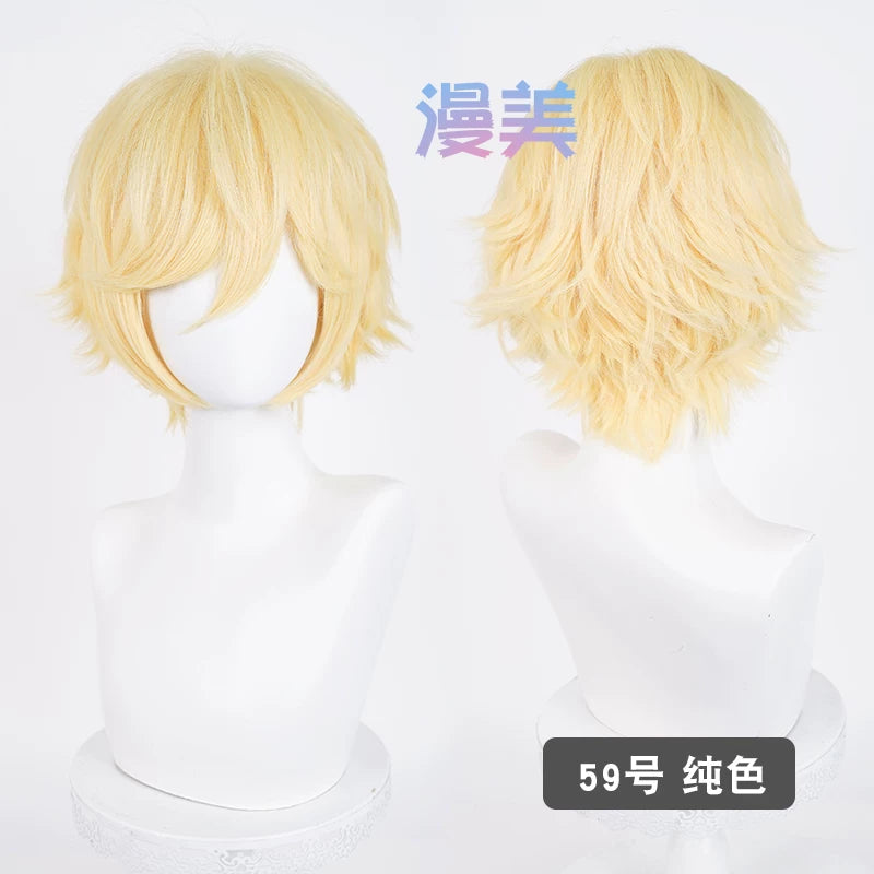 Manmei Upgraded 32cm Outward Flipped Universal Cosplay Wig Colors 1 – 72