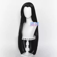 Manmei Unisex Traditional Style Middle Part Cosplay Wig with Widow's Peak – Multiple Colors