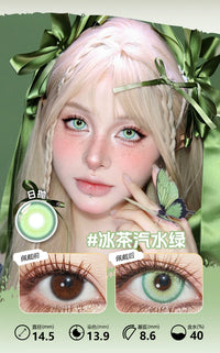 LENSPOP Green Collection 1-Day Anime Cosplay Contact Lenses
