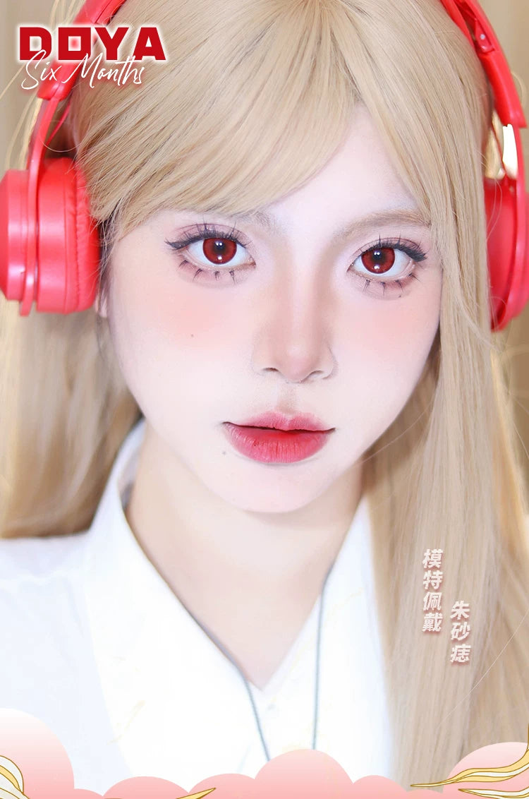 DOYA Vermilion Mark Series 6-Month Fantasy Cosplay Contact Lenses