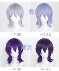 Manmei 37cm Outward Flipped Wolf Cut Universal Cosplay Wig