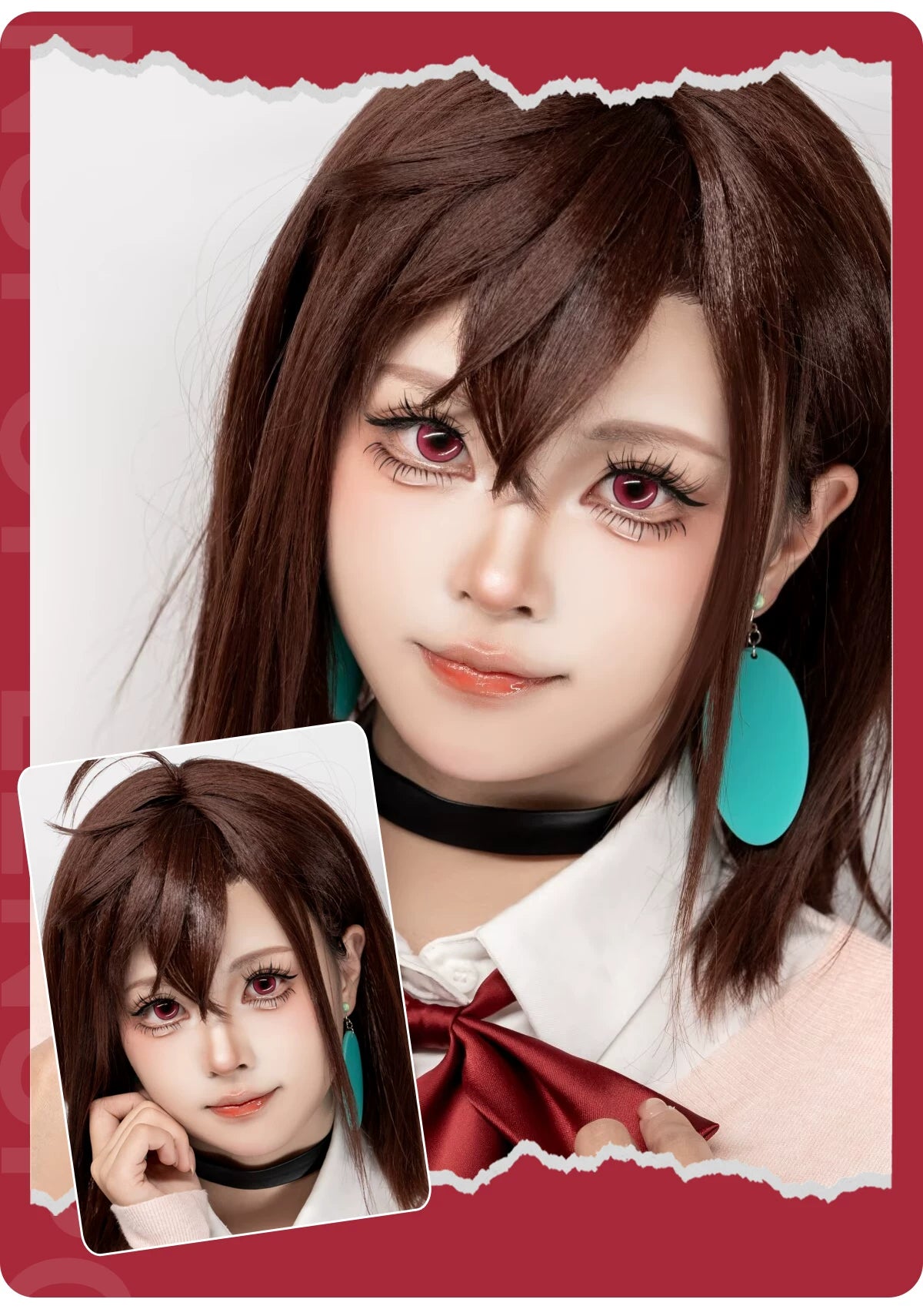 LENSPOP Firefly 6-Month Cosplay Contact Lenses – Forest Blue Green Purple Sandwich Series