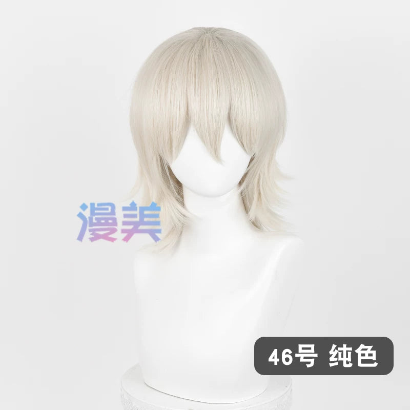 Manmei 37cm Outward Flipped Wolf Cut Universal Cosplay Wig