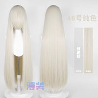 Manmei 600g Upgraded Thickened 100cm Long Straight Universal Cosplay Wig – 168 Colors