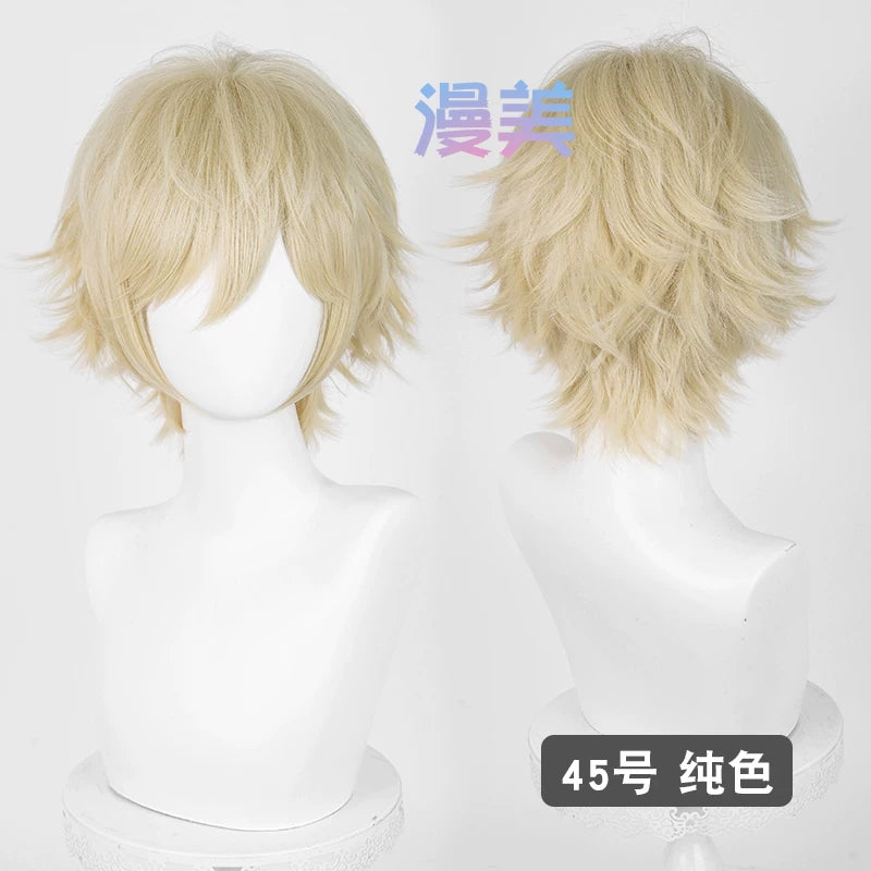 Manmei Upgraded 32cm Outward Flipped Universal Cosplay Wig Colors 1 – 72