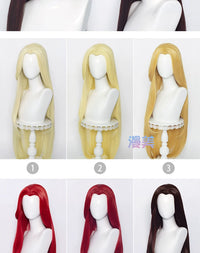 Manmei Unisex Traditional Style Middle Part Cosplay Wig with Widow's Peak – Multiple Colors