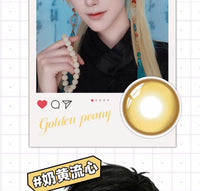 DGUGULENS Gold 1-Day Anime Cosplay Contact Lenses – Kotori, Amu & Zenitsu