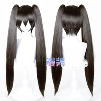 Manmei 80cm Thick Crimped Clip On Twin Ponytail Cosplay Hairpieces