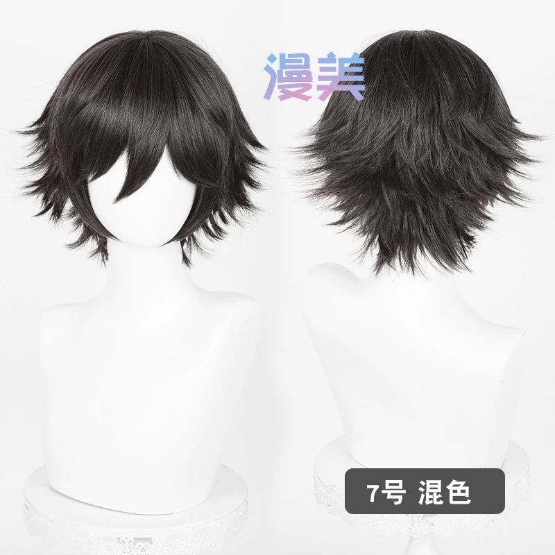 Manmei Upgraded 32cm Outward Flipped Universal Cosplay Wig Colors 1 – 72