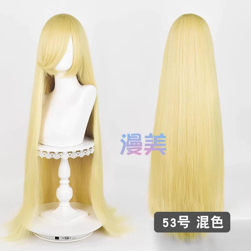 Manmei 100cm Long Straight Cosplay Wig for Anime, Costume & Character Styling