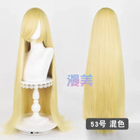 Manmei 100cm Long Straight Cosplay Wig for Anime, Costume & Character Styling