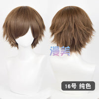 Manmei 30cm Teased Outward Flipped Short Universal Cosplay Wig
