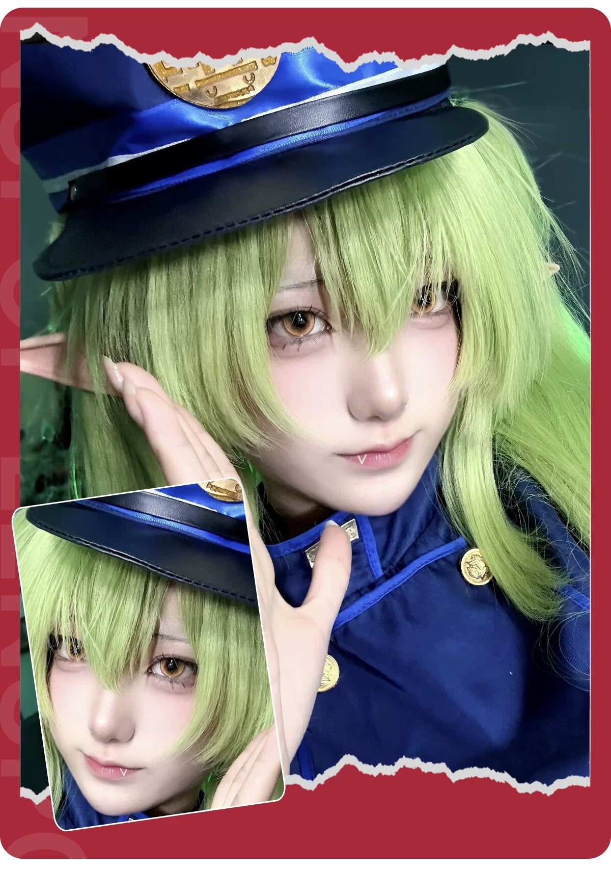 LENSPOP Firefly 6-Month Cosplay Contact Lenses – Forest Blue Green Purple Sandwich Series