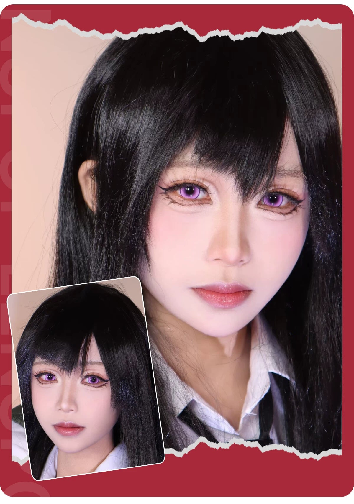 LENSPOP Firefly 6-Month Cosplay Contact Lenses – Forest Blue Green Purple Sandwich Series