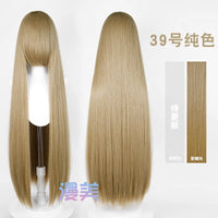 Manmei 600g Upgraded Thickened 100cm Long Straight Universal Cosplay Wig – 168 Colors