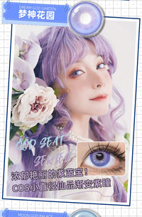 DGUGULENS Moon God Wind God Dream God 1-Day Cosplay Contact Lenses – Blue, Green & Purple