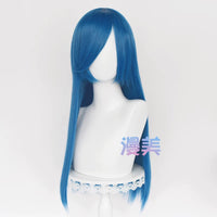 Manmei 60cm Long Straight Universal Cosplay Wig with Long Bangs