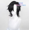 Manmei Wigs: Universal Black Wig: Male Black Wig Cosplay Wigs Authentic Manmei Brand Anime Game