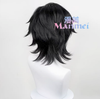 Manmei Wigs: Universal Black Wig: Male Black Wig Cosplay Wigs Authentic Manmei Brand Anime Game