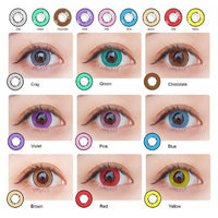 CosCon Element Harajuku 1-Year Anime Doll Eye Cosplay Contact Lenses – Vibrant Series