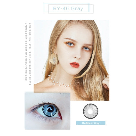 Fancy Look Radiance 1-Year Anime Doll Eye Cosplay Contact Lenses – Vibrant Series