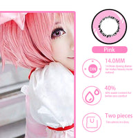 CosCon Element Harajuku 1-Year Graded Anime Doll Eye Cosplay Contact Lenses – Super Vibrant