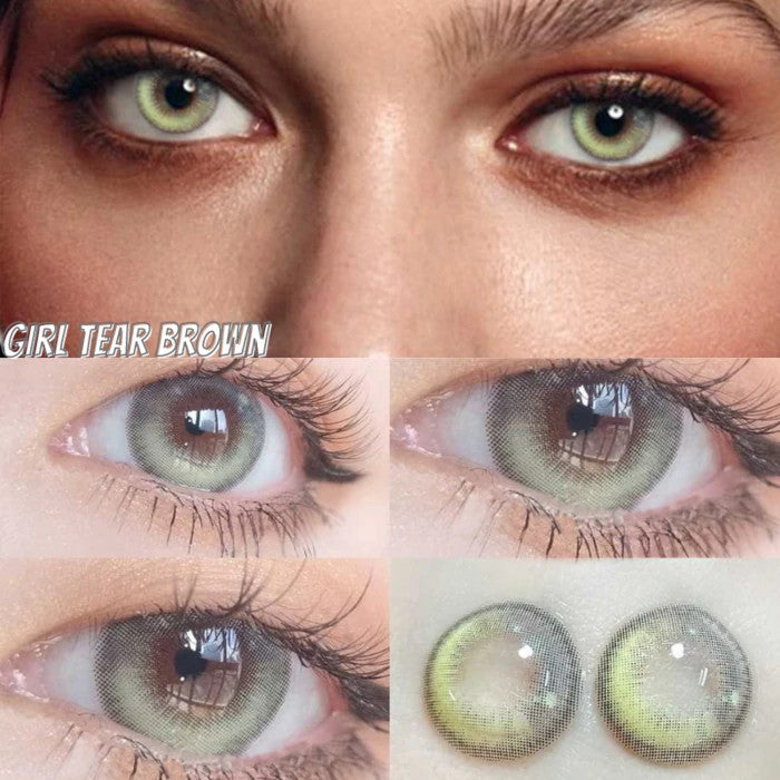 Ovolook Girl Tear 1-Year Anime Doll Eye Cosplay Contact Lenses – Vibrant Series