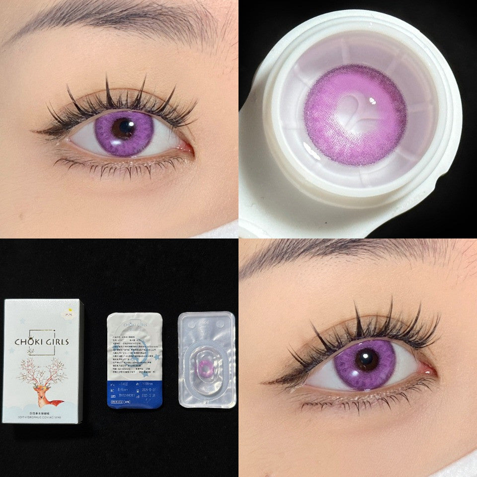 Choki Girls 1-Day Korean Anime Doll Eye Cosplay Contact Lenses – Super Vibrant Series