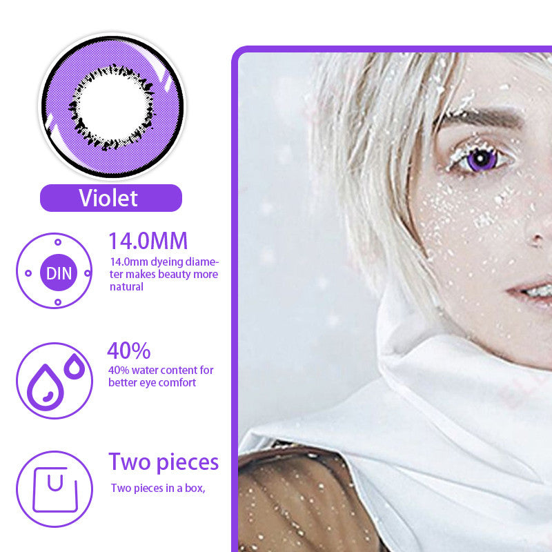CosCon Element Harajuku 1-Year Graded Anime Doll Eye Cosplay Contact Lenses – Super Vibrant
