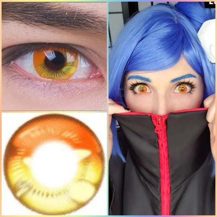 CosCon Bella 1-Year 14.20MM Anime Doll Eye Cosplay Contact Lenses – Vibrant Series