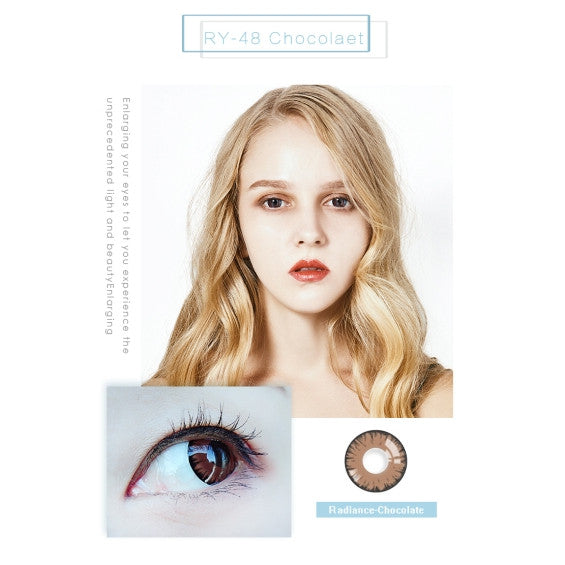Fancy Look Radiance 1-Year Anime Doll Eye Cosplay Contact Lenses – Vibrant Series
