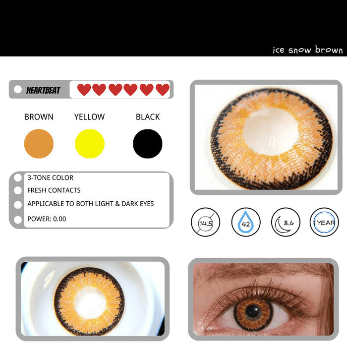 Ovolook Ice Vision 1-Year Anime Doll Eye Cosplay Contact Lenses – Vibrant Series