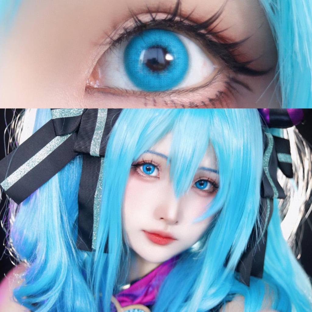 Choki Girls 1-Day Korean Anime Doll Eye Cosplay Contact Lenses – Super Vibrant Series