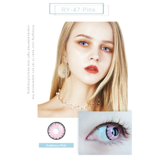 Fancy Look Radiance 1-Year Anime Doll Eye Cosplay Contact Lenses – Vibrant Series