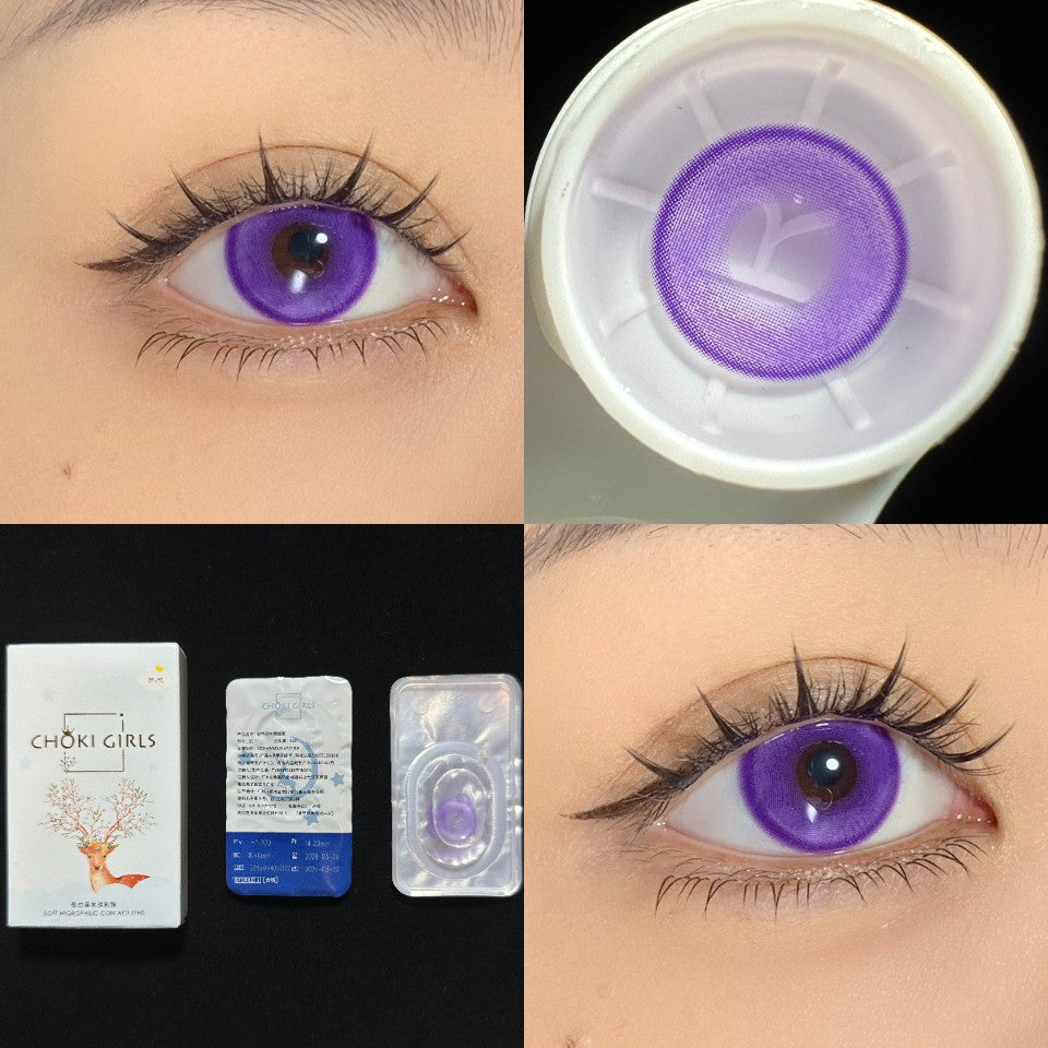 Choki Girls 1-Day Korean Anime Doll Eye Cosplay Contact Lenses – Super Vibrant Series
